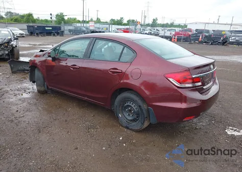 2013 Honda Civic Lx z USA, uszkodzony, nr VIN 19XFB2F57DE002134